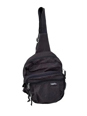 Bolso Bandolera Baggallini Multi Bolsillos Ajustable Nylon Marrón Oscuro Foto 1 de 4