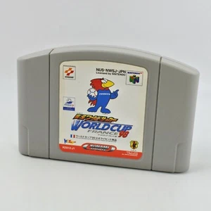 Nintendo 64 Jikkyo World Soccer WORLD CUP FRANCE 98 Cartridge Only n6c - Picture 1 of 2