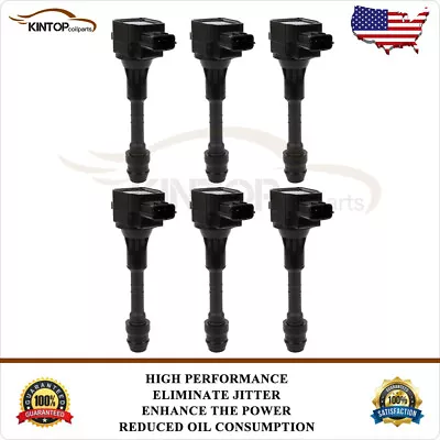 Quality 6x Ignition Coils for INFINITI FX45 2003-2008 for M45 2006-2010 4.5L - Image 1 of 4