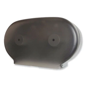 GEN Dispenser Doppio di Tessuti, 19,5" x 5,5" x 11,25", Trasparente - Foto 1 di 1