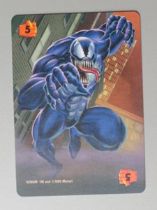 1995 Marvel Overpower CCG Venom Fighting 5 - Picture 1 of 2