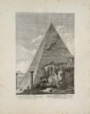 Kilian Rom Roma Antike Pyramide Cestius Porta San Paolo Via Ostiense Stadtmauer - Bild 1 von 2