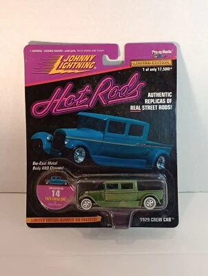 De colección. Johnny Lightning Hot Rods 1997 David Rounds 1929 doble cabina #14 sin abrir Foto 1 de 4