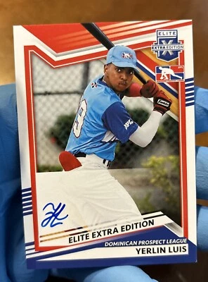 Yerlin Luis 2022 Elite Extra Edition Dominican Prospect On-card Auto #217 - Image 1 of 4