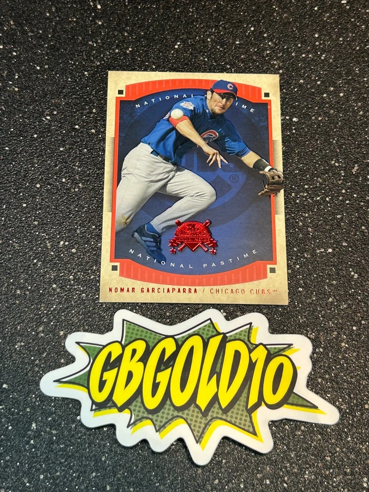 2005 Fleer National Pastime Nomar Garciaparra #37 Red Foil /150 - Image 1 of 2