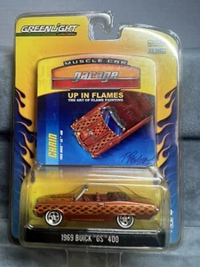 Greenlight Muscle Car Garage Up In Flames 1969 Buick GS 400 1:64 Rubber Tires - Picture 1 of 6