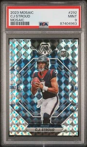 2023 Panini Mosaik CJ Stroud RC #292 Mosaik Prizm PSA 9 Texaner - Bild 1 von 2
