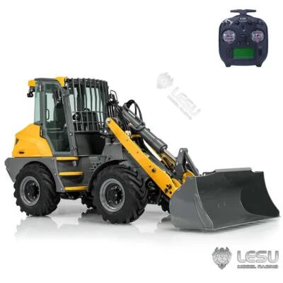 LESU RC 1/14 4x4 Hydraulic Loader Remote Control Wheeled Tipper Dump Truck Car - Image 1 of 4