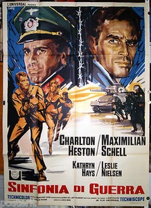 manifesto 4F film COUNTERPOINT Charlton Heston Maximilian Schell 1967 - Picture 1 of 1