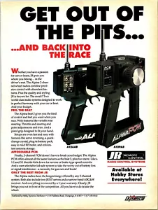 Sistema de radiocontrol JR Alpina vintage 1992 anuncio impreso decoración de pared #J2 - Imagen 1 de 1