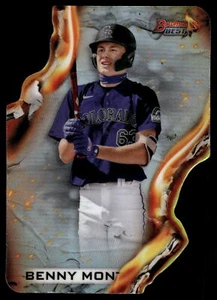2021 Bowman's Best Benny Montgomery Heatwave Die Cut #HW-9 Colorado Rockies - Picture 1 of 2