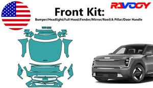 For KIA EV9 Light Wind 2024-2025 Front Paint Protection Film PreCut Kit PPF - Picture 1 of 7