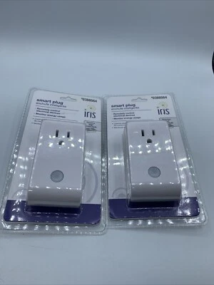 IRIS SMART лот из 2 PLU электрическая розетка 0388564 модель SPG902 совершенно новый запечатанный! - Изображение 1 из 2