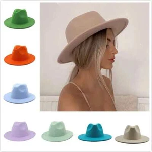 Solid Stiff Fedora - Picture 1 of 33