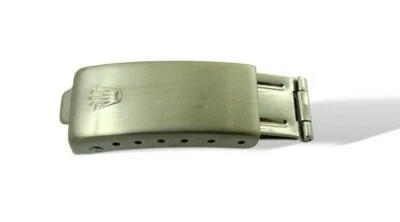 14K Rolex Ladies Datejust 62523 F5 Stainless Steel Buckle Watch Clasp 10mm 1981 - Image 1 of 4