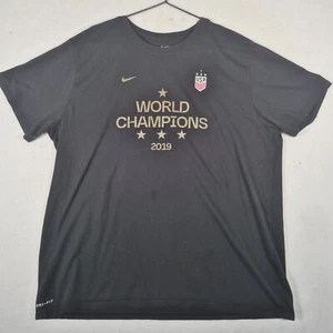 Maglia USA Donna Campioni del Mondo di Calcio 2019 Nike Dri Fit Taglia XL Atletica - Foto 1 di 4