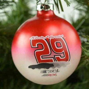 Kevin Harvick #29 NASCAR Collectors Glass Holiday Christmas Ornament - Picture 1 of 3