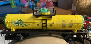 K-Line 91651 Sunny Delight Single Dome (1D) Tank Car O/027 ga wks w/ Lionel 1990 - Picture 1 of 12