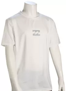 Billabong Boy's All Day Wave SS Surf Shirt - White - New - Picture 1 of 1