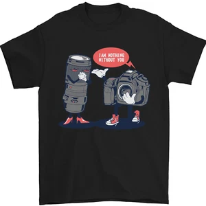 Nichts ohne dich Fotografie Fotograf Herren T-Shirt 100% Baumwolle - Bild 1 von 12