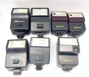 Canon Flash (7) 188A 155A 177A 244T 277T For Parts / Repair - Picture 1 of 5