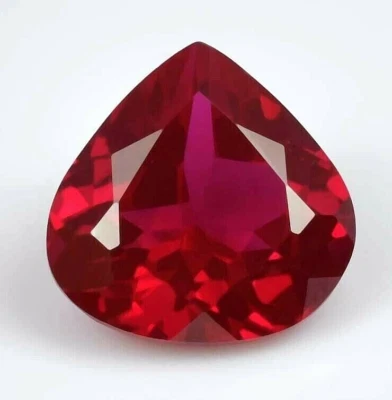 Natural Flawless Mozambique Blood Red Ruby 11.00 Ct Heart Cut Loose Gemstone - Image 1 of 4