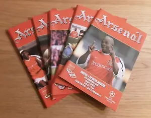 Arsenal 2000/01 Home Champions League Group Matches & 1/4 Final Programmes menu  - Picture 1 of 7