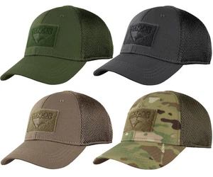 Condor 161140 Tactical Flex Mesh Fit Military Combat Fitted Baseball Cap Hat - Picture 1 of 12