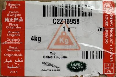 Genuine Jaguar Fender Panel Part Number - C2Z16958 - Imagem 1 de 4