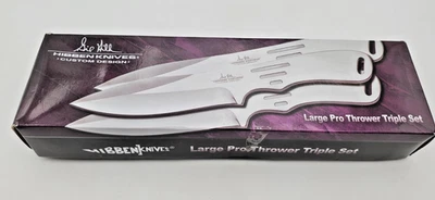 Gil Hibben Large Pro Throwing Knife / Knives 3 Pc Set GH2011 New In Box - Image 1 of 4