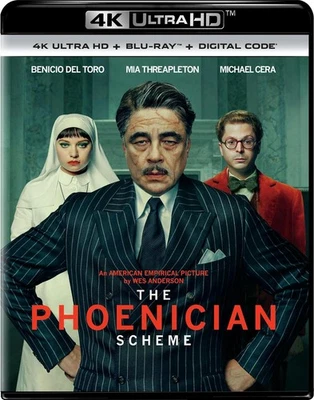 The Phoenician Scheme - 4K Ultra HD + Blu-ray + Digital 4K UHD Blu-ray  NEW - Image 1 of 3