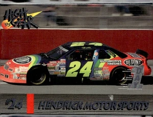 Tarjeta deportiva de motor Hendrick 1995 Wheels High Gear Jeff Gordon día 1 plateada #78 - Imagen 1 de 2