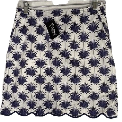 Saia longa de tênis de golfe Golftini Skort 4 L castelo de areia algodão stretch pickleball - Imagem 1 de 4