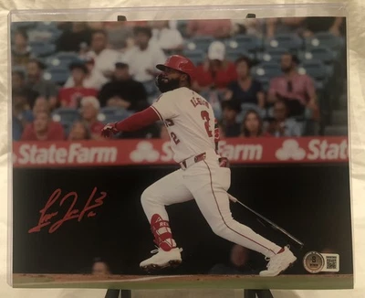 LUIS RENGIFO Signed 8x10 Picture Photo Anaheim Angels Beckett WITNESS Autograph - Image 1 of 3