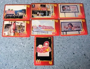 7 VINTAGE McDONALDS'S PREPAID SPRINT PHONE CARDS NOS. 2,3,4,5,8,9,10 MINT COND. - Foto 1 di 2