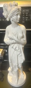 VINTAGE VENUS APHRODITE BISQUE FIGURINE STATUE - Picture 1 of 5