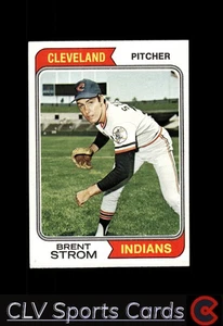Cleveland Indians Brent Strom #359 Topps Baseball Near Mint or Better - Bild 1 von 2