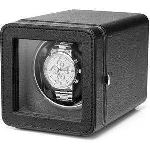 Automatik Uhrenbeweger Single Leiser Motor 5 Modi LED Ledergehäuse Typ-C Z - Bild 1 von 14