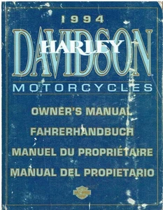 HARLEY DAVIDSON GLIDE E.GLIDE SOFTAIL FAT BOY DYNA SPORTSTER 1994 BETRIEBSANLEITUNG - Bild 1 von 1