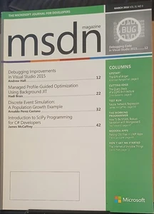 2016 MARCH MSDN MAGAZINE - Debugging Code in Visual Studio 2015 - Picture 1 of 2