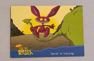 Fleer Ultra: Aaahh!! Real Monsters "TERROR IN TRAINING" #34 Trading Card - Foto 1 di 2