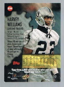 1997 Topps Stadium Club Members Only Harvey Williams #234 Raiders Louisiana - Picture 1 of 1