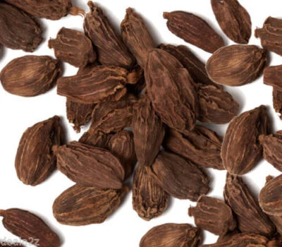 200gm WHOLE BLACK Whole Cardamom Pods Cardamon India SELLER FAST S&H - Image 1 of 4