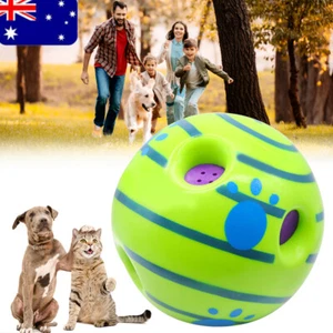 Pet Giggle Ball Interactive Indoor Outdoor Toy Wobble Wag Pet Exercise Rolling - Picture 1 of 12