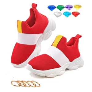 Children's Sonic Hedgehog Running Shoes Available Size 28 To 32 - Picture 1 of 19
