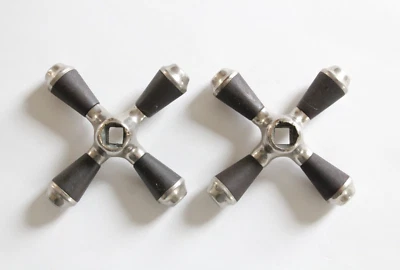 Bañera de ducha antigua asas cruzadas | Chicago Wolff deco de colección baño victoriano antiguo Foto 1 de 4