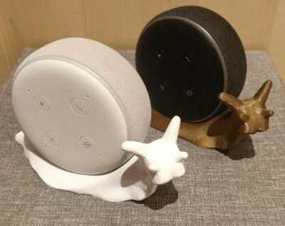 Unique Snail Holder for Amazon Echo Dot 3rd Gen / Alexa - Stand Mount