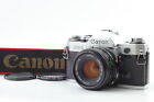 [Near MINT]  Canon AE-1 silver 35m Film Camera NEW FD 50mm f1.8 Lens From JAPAN