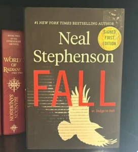 FALL or Dodge in Hell by NEAL STEPHENSON FIRST EDITION SIGNED - Picture 1 of 4