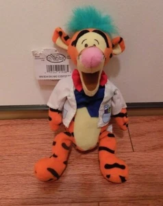 THE DISNEY STORE MINI BEAN BAG TIGGER AS MAD SCIENTIST - Picture 1 of 3